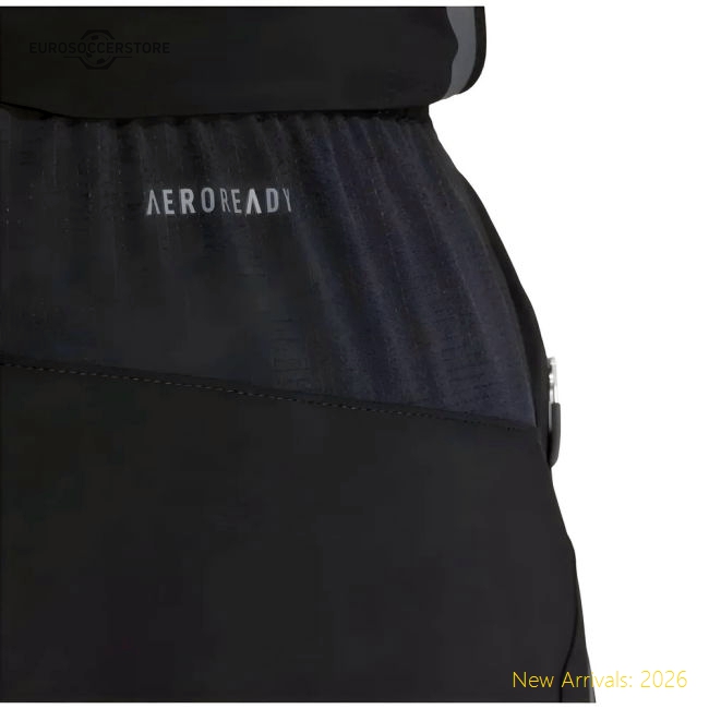 2025-2026 Real Madrid Pro Vis Tech Travel Pants (Black)-Football Jersey Hub