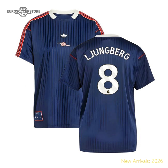 Arsenal Terrace Icons Shirt (Navy) (Ljungberg 8)-Football Jersey Hub