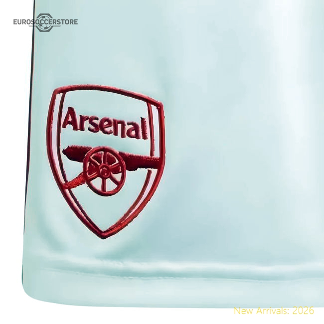 2025-2026 Arsenal Home Shorts (White) - Kids-Football Jersey Hub