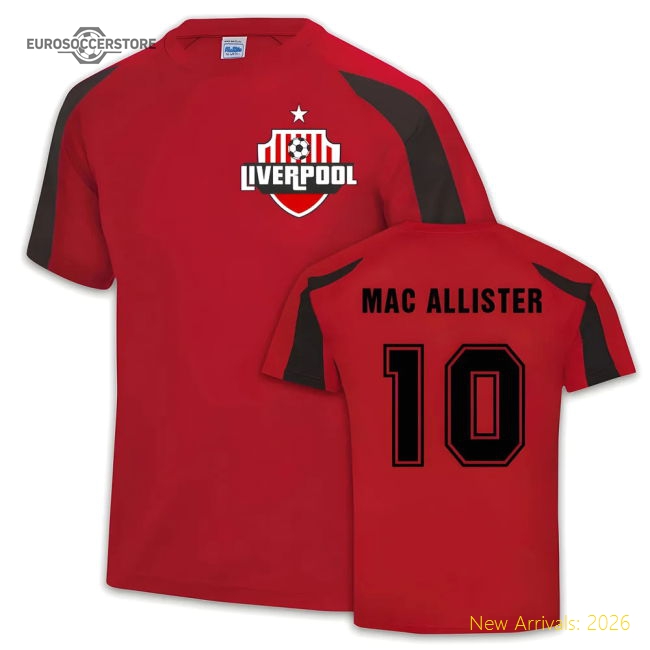 Liverpool Sports Training Jersey (Alexis Mac Allister 10)-Football Jersey Hub