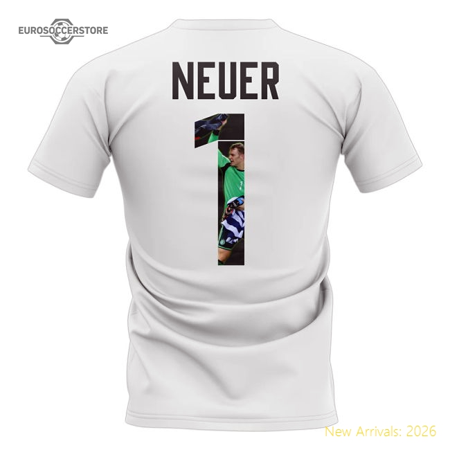 Danke Neuer Germany T-Shirt (White)-Football Jersey Hub