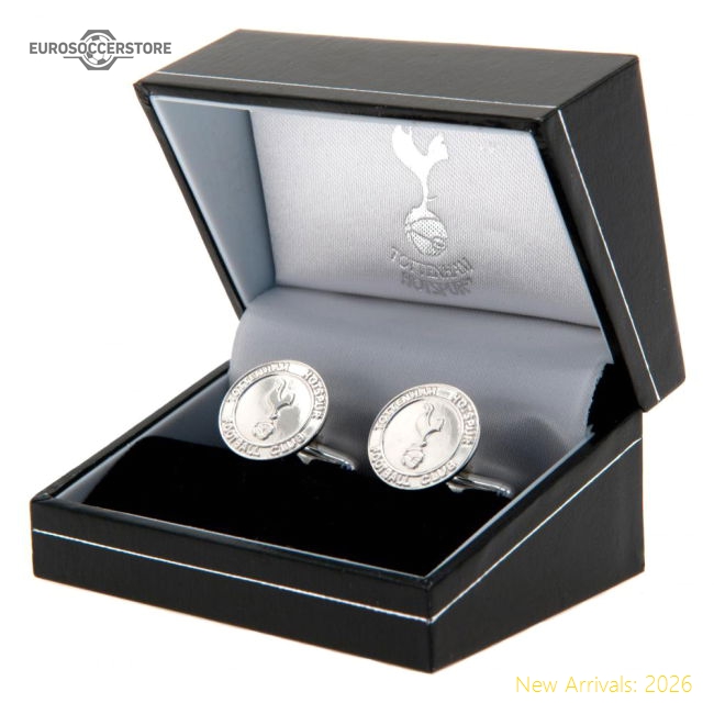 Tottenham Hotspur FC Sterling Silver Crest Cufflinks-Football Jersey Hub