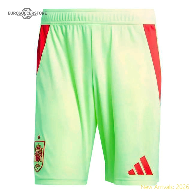 2024-2025 Spain Away Shorts (Yellow)-Football Jersey Hub