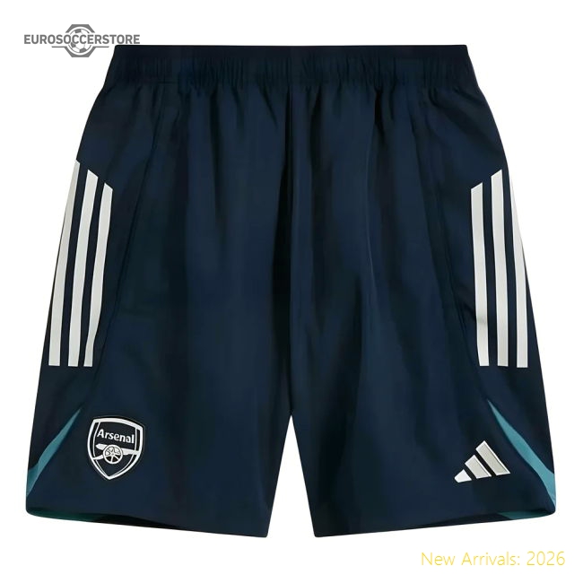 2025-2026 Arsenal Downtime Shorts (Night Indigo)-Football Jersey Hub