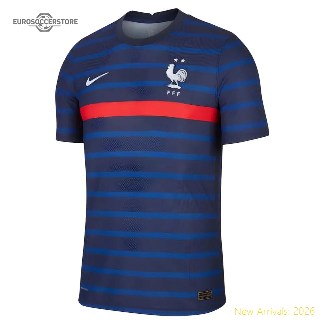 2020-2021 France Home Nike Vapor Match Shirt-Football Jersey Hub