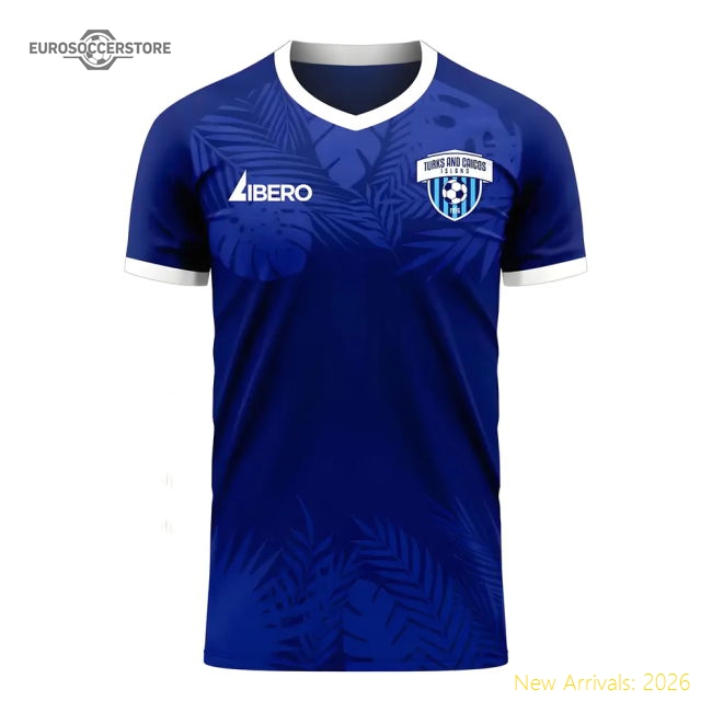 Turks & Caicos 2025-2026 Home Concept Football Kit (Libero) - Womens-Football Jersey Hub