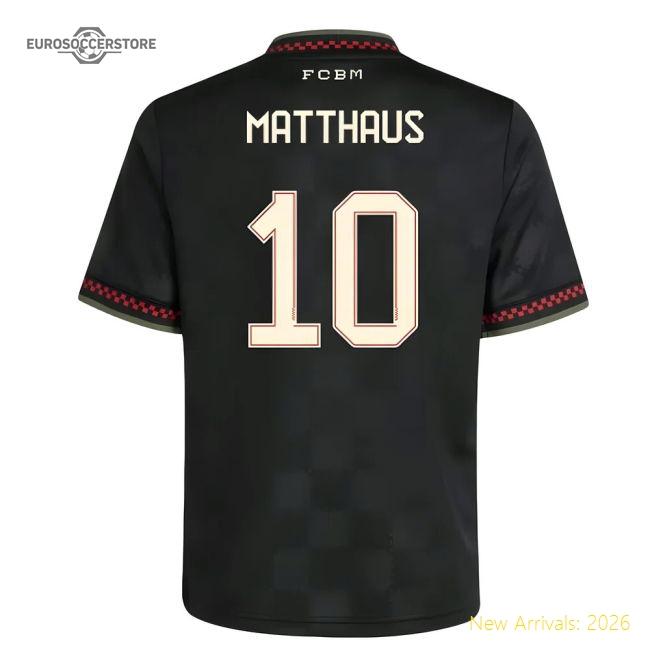 2025-2026 Bayern Munich Third Shirt (Kids) (Matthaus 10)-Football Jersey Hub