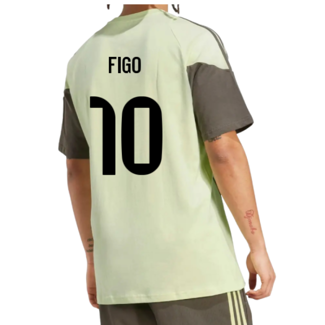 2025-2026 Real Madrid Training Tee (Almost Lime) (Figo 10)-Football Jersey Hub
