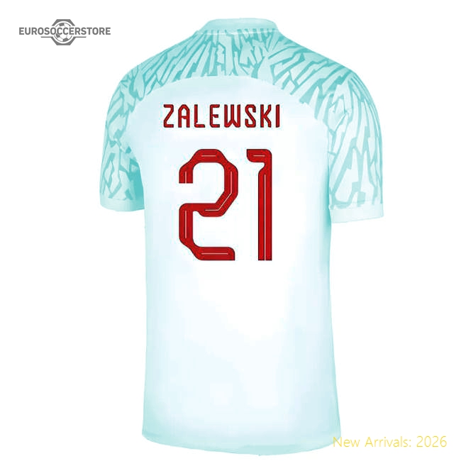 2022-2023 Poland Home Shirt (Zalewski 21)-Football Jersey Hub