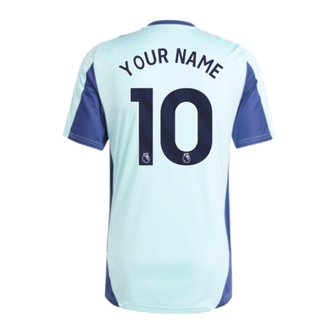 2024-2025 Arsenal Training Jersey (Clear Aqua) (Your Name)-Football Jersey Hub