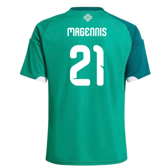2026-2027 Northern Ireland Home Shirt (Kids) (Magennis 21)-Football Jersey Hub