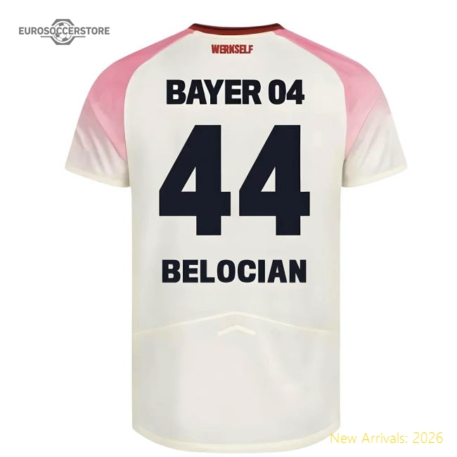 2025-2026 Bayer Leverkusen Away Shirt (Kids) (Belocian 44)-Football Jersey Hub