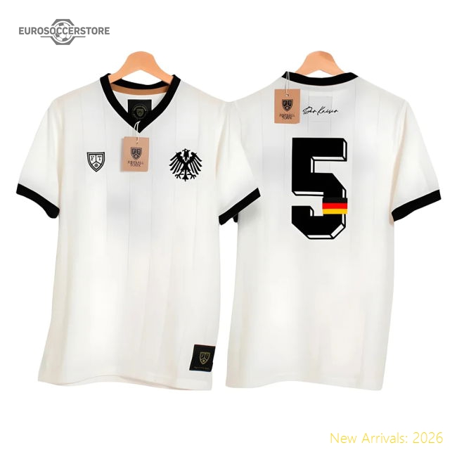 Germany Tribute Der Kaiser Retro Football Shirt-Football Jersey Hub