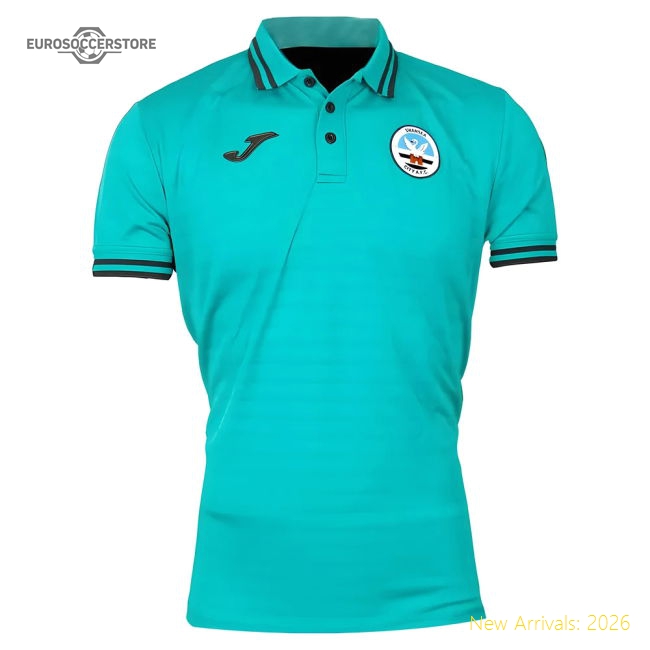 2022-2023 Swansea Polo Shirt (Green)-Football Jersey Hub