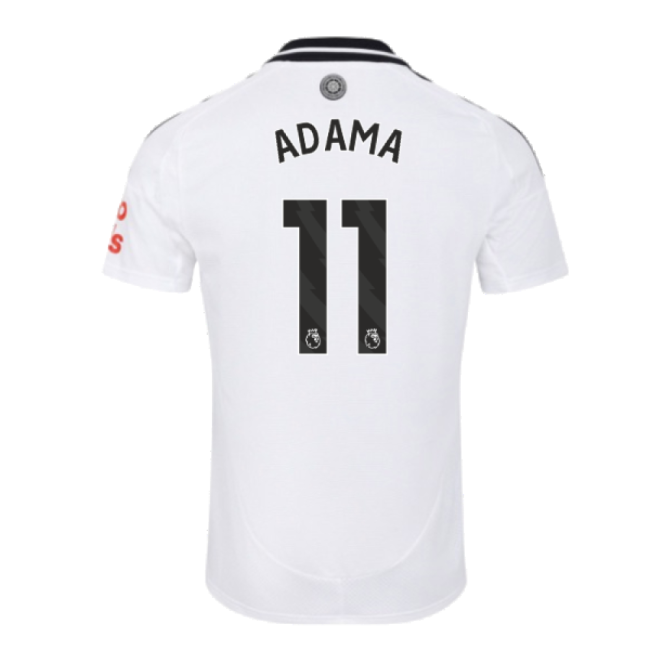 2024-2025 Fulham Home Shirt (Adama 11)-Football Jersey Hub