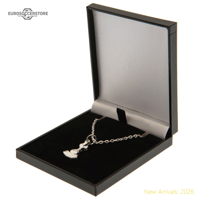 Tottenham Hotspur FC Silver Plated Boxed Pendant-Football Jersey Hub