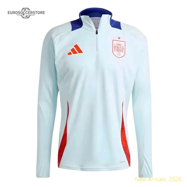 2024-2025 Spain Training Top (Mint)-Football Jersey Hub