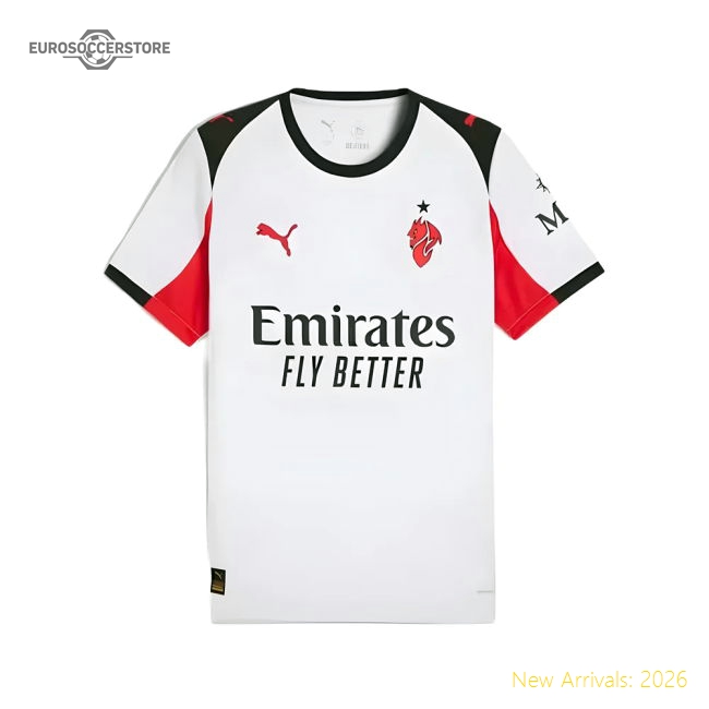 2025-2026 AC Milan Away Shirt-Football Jersey Hub