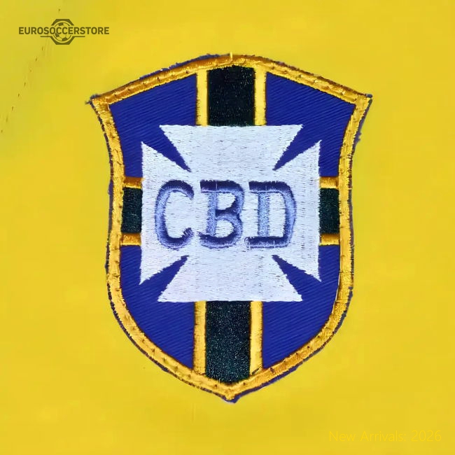 Brazil 1958 World Cup Retro Football Shirt-Football Jersey Hub