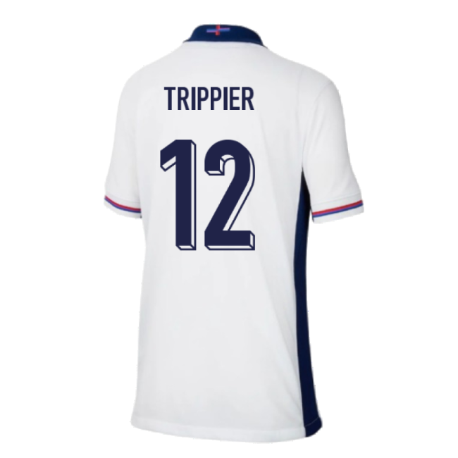 2024-2025 England Home Shirt (Kids) (Trippier 12)-Football Jersey Hub