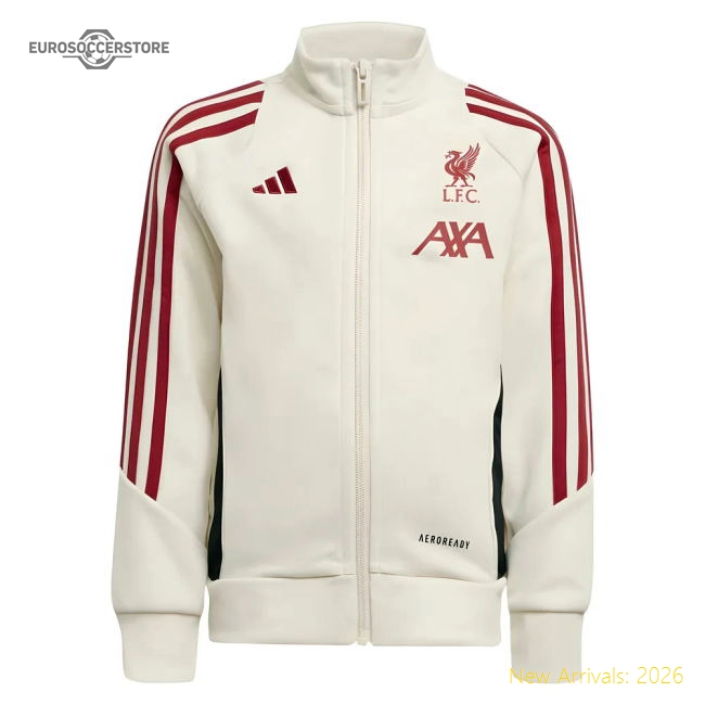 2025-2026 Liverpool Tracksuit (White) - Infants-Football Jersey Hub