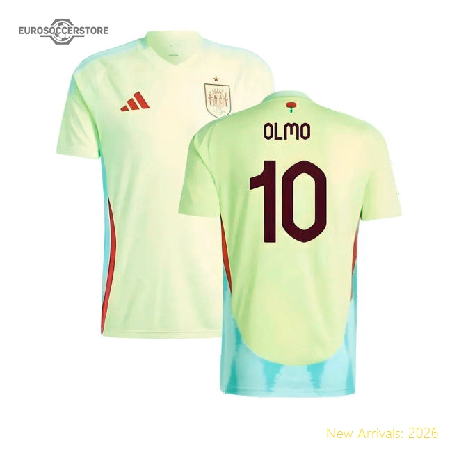 2024-2025 Spain Away Shirt (Olmo 10)-Football Jersey Hub