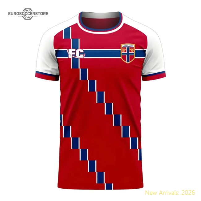 Norway 2020-2021 Home Concept Football Kit (Fans Culture)-Football Jersey Hub