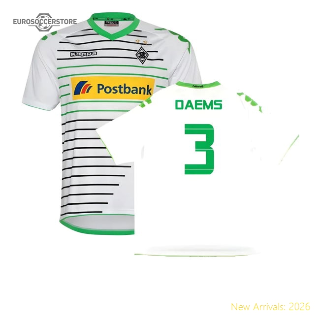 Borussia Monchengladbach 2013-14 Home Shirt ((Excellent) XXL) (Daems 3)-Football Jersey Hub