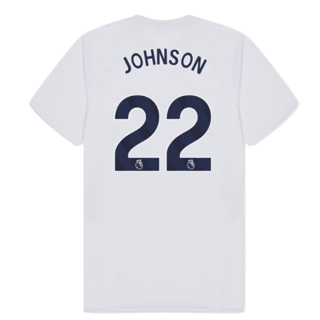 Tottenham Hotspur Poly T-shirt (White) (Johnson 22)-Football Jersey Hub