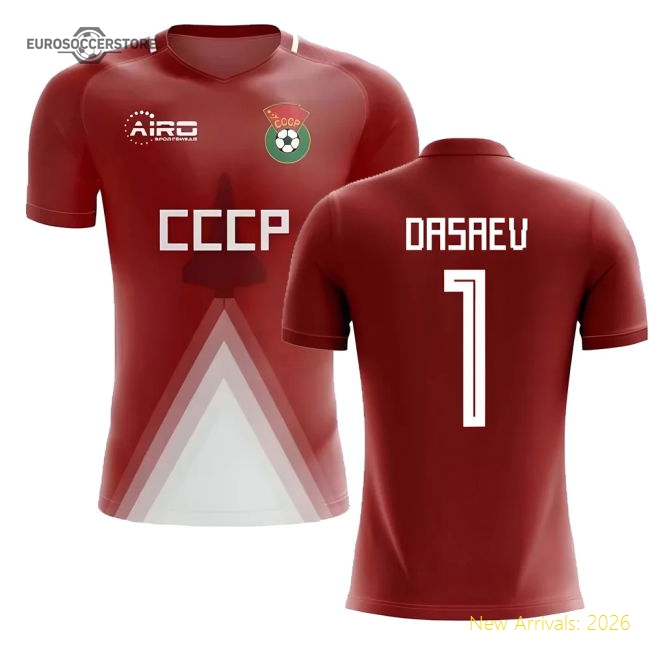 USSR Home Concept Football Shirt (Dasaev 1)-Football Jersey Hub