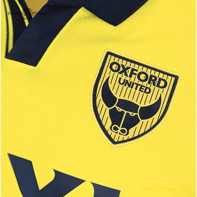 2025-2026 Oxford United Home Shirt-Football Jersey Hub