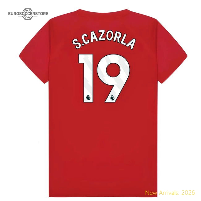 Arsenal Poly T-Shirt (Red) - Kids (S.Cazorla 19)-Football Jersey Hub