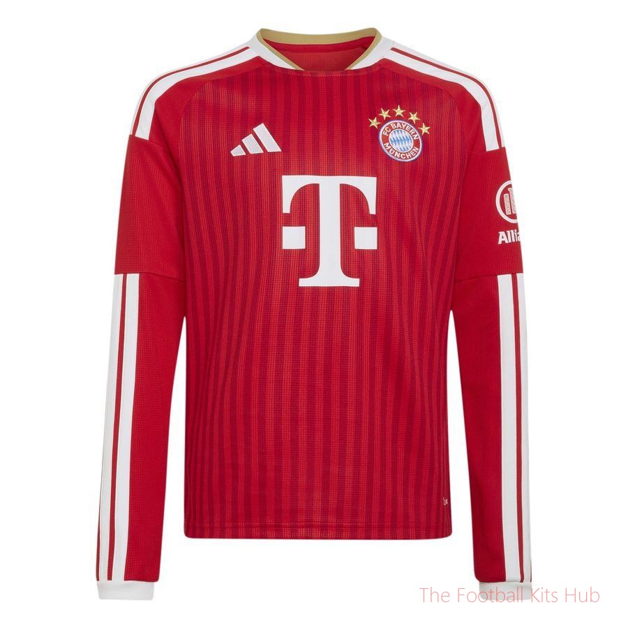 Bayern M¿╣nchen Home Shirt 2026/27 Kids Long Sleeves PRE-ORDER