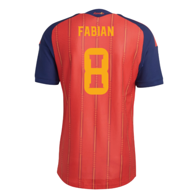 2026-2027 Spain Authentic Home Shirt (Fabian 8)-Football Jersey Hub
