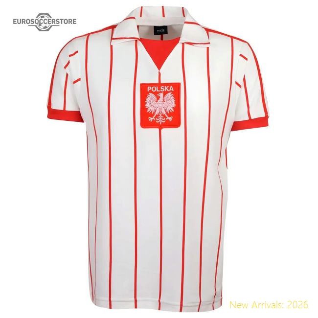 Poland 1982-84 Home Retro Football Shirt-Football Jersey Hub