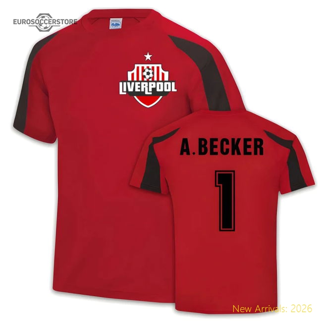 Liverpool Sports Training Jersey (Alisson Becker 1)-Football Jersey Hub