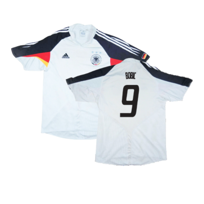 Germany 2004-06 Home Shirt ((Very Good) XL) (Bobic 9)-Football Jersey Hub