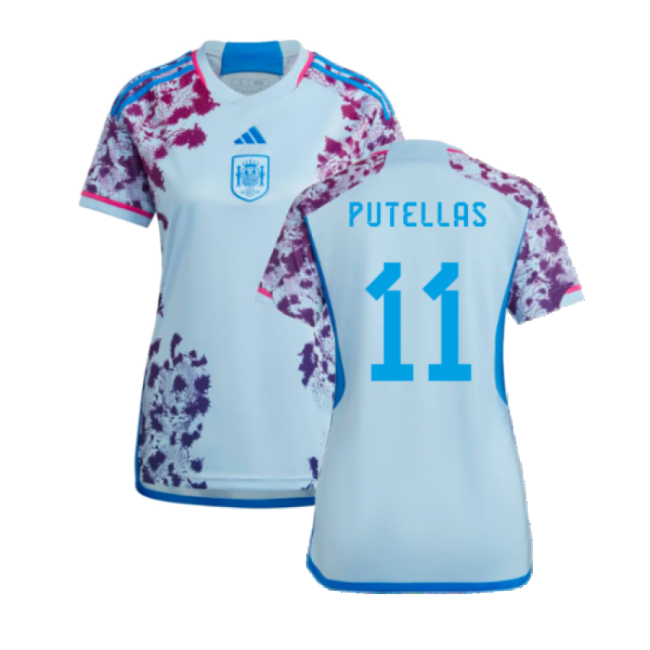 2023-2024 Spain Away Shirt (Ladies) (Putellas 11)-Football Jersey Hub