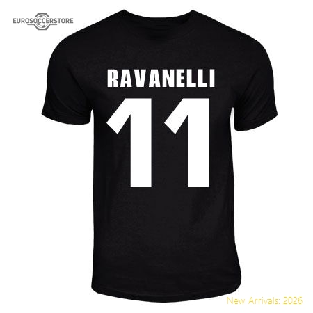Fabrizio Ravanelli Juventus Hero T-shirt (black)-Football Jersey Hub