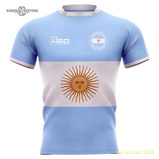 2025-2026 Argentina Flag Concept Rugby Shirt - Womens-Football Jersey Hub