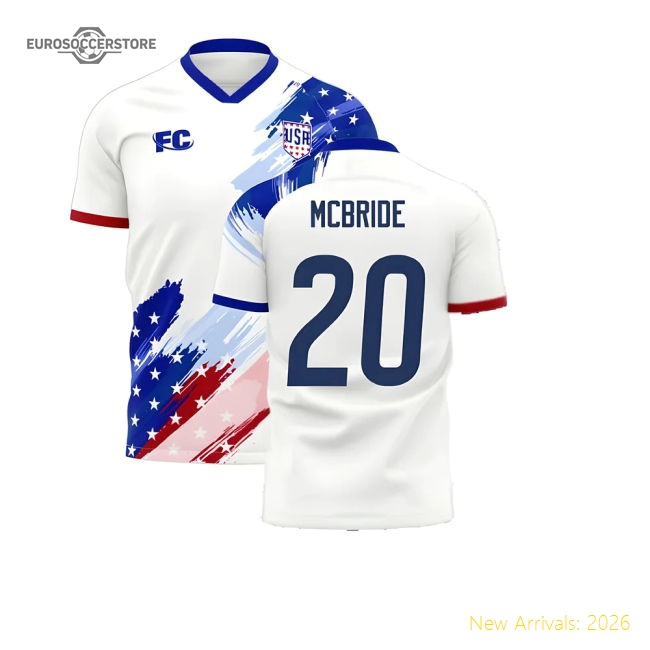 USA 2020-2021 Home Concept Kit (Fans Culture) (MCBRIDE 20)-Football Jersey Hub