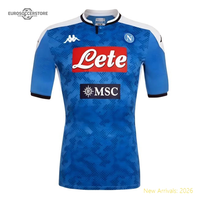 2019-2020 Napoli Kappa Home Shirt-Football Jersey Hub