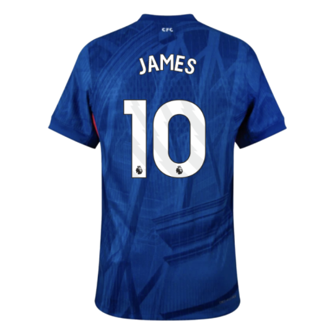 2025-2026 Chelsea Home Authentic Shirt (James 10)-Football Jersey Hub