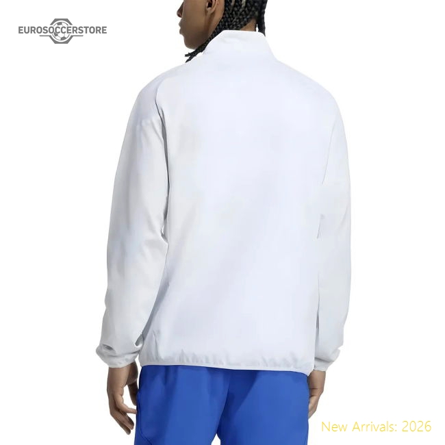 2025-2026 Real Madrid EU Presentation Jacket (White)-Football Jersey Hub