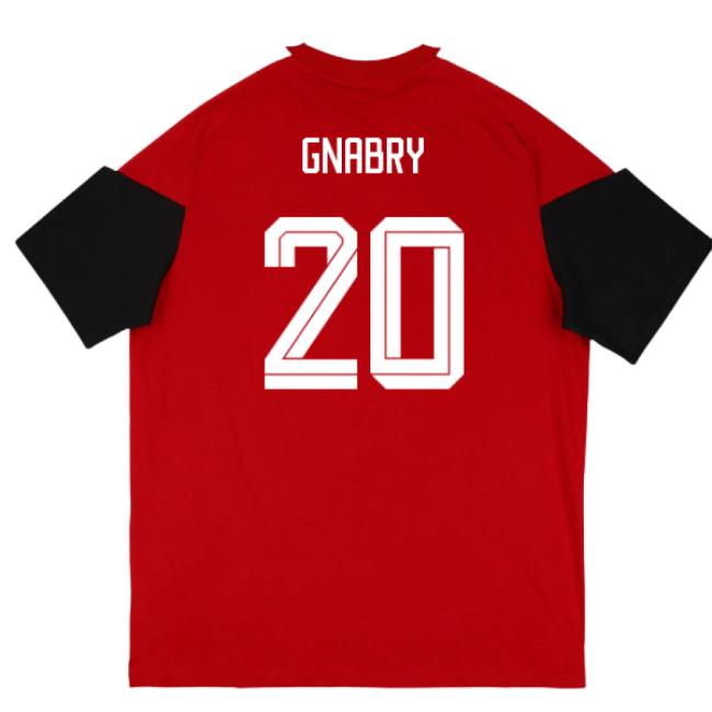 2026-2027 Germany Training Tee (Red) (Gnabry 20)-Football Jersey Hub
