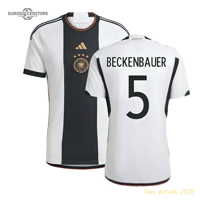 2022-2023 Germany Home Shirt (BECKENBAUER 5)-Football Jersey Hub