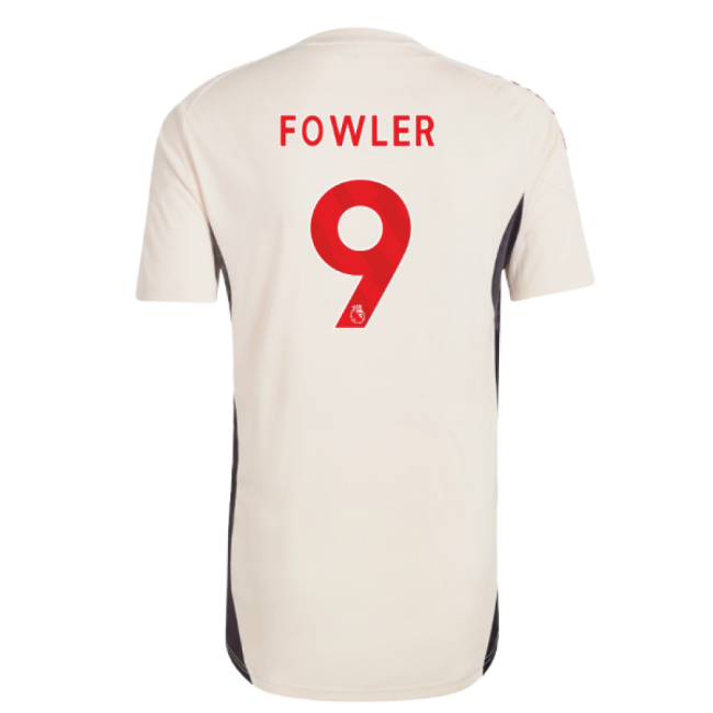 2025-2026 Liverpool Training Jersey (White) (Fowler 9)-Football Jersey Hub