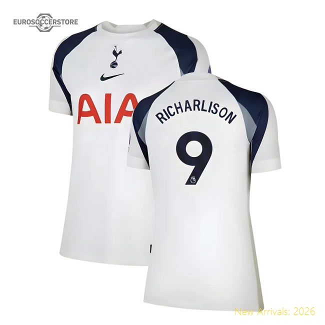 2025-2026 Tottenham Home Shirt (Womens) (Richarlison 9)-Football Jersey Hub