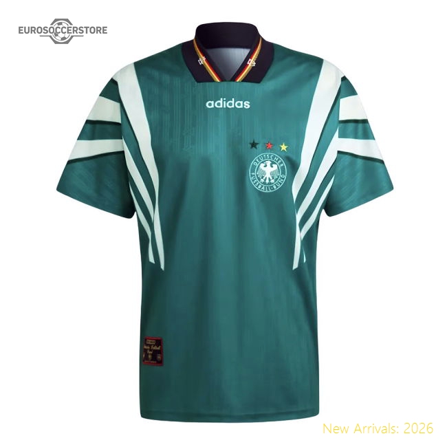 1996 Germany Euro 96 Away Shirt (Matthaus 10)-Football Jersey Hub
