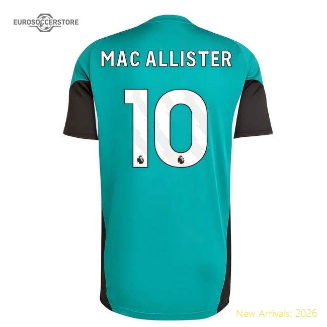2025-2026 Liverpool EU Training Jersey (Green) (Mac Allister 10)-Football Jersey Hub